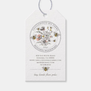 Elegantes Imker-Bienenstand-Preisschild Geschenkanhänger