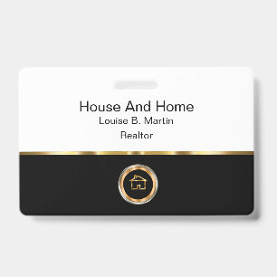 Elegantes Immobilien-Theme Ausweis