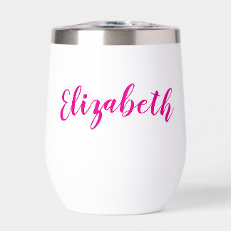 Elegantes, individualisierbares, stemless Glass