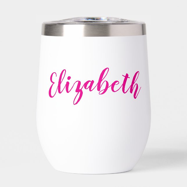 Elegantes, individualisierbares, stemless Glass (Vorderseite)