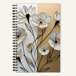 Elegantes, individuell anpassbares Ruled-Notebook Notizbuch