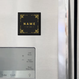 Elegantes Individuelle Name Magnet für Zuhause ode