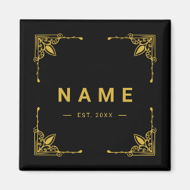 Elegantes Individuelle Name Magnet für Zuhause ode