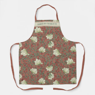 Elegantes individuelles Gebäck von floralem Muster Schürze