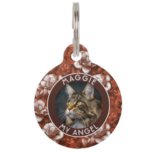 Elegantes individuelles Geschenk für Katzenbesitze Haustiermarke