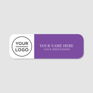 Elegantes, individuelles Logo-Mitarbeiter-Magnet- Namensschild