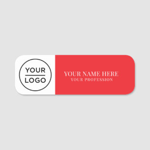 Elegantes, individuelles Logo-Mitarbeiter-Magnet- Namensschild