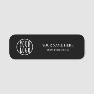 Elegantes individuelles Logo Mitarbeiter magnetisc Namensschild