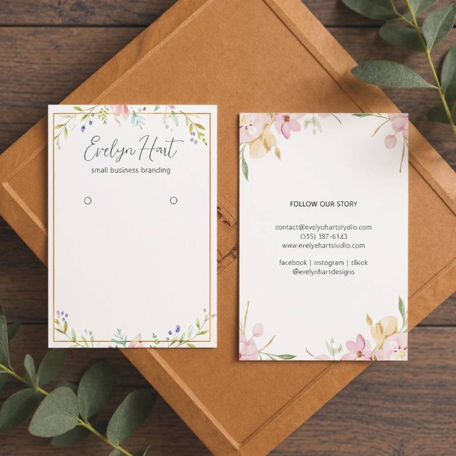 Elegantes, individuelles Schmuckstück (Chic Floral Earring Stand)