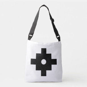Elegantes Inka-Kreuz-Geometrie-Design Tragetaschen Mit Langen Trägern