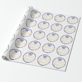 Elegantes, inspirierendes Preisgeschenk für Typogr Geschenkpapier