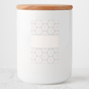 Elegantes islamisches Kunstdesign Lebensmitteletikett