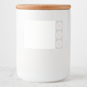 Elegantes islamisches Kunstdesign Lebensmitteletikett