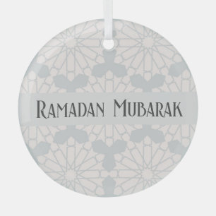 Elegantes islamisches Kunstdesign Ornament Aus Glas