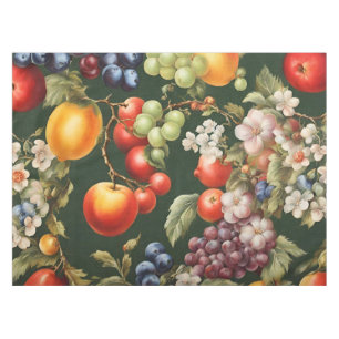 Elegantes italienisches Design mit Obst und Blume Tischdecke