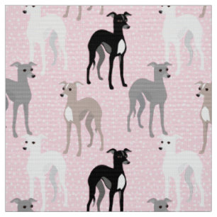 Elegantes italienisches Greyhound Mitte des Jahrhu Stoff