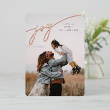 Elegantes 'Joy' Script New Year Foto