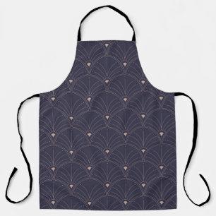 Elegantes Jugendstil, minimalistisches Muster. Schürze