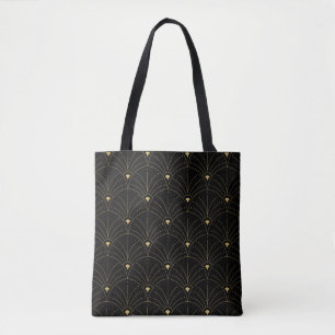 Elegantes Jugendstil-nahtloses Muster. Abstrakte M Tasche