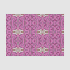 Elegantes Jugendstil Rosa und Lila Seidenpapier