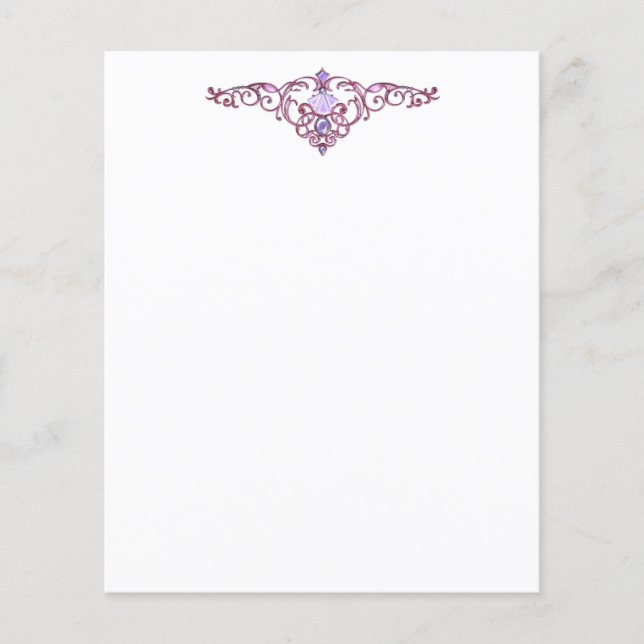 Elegantes Juwel Letterhead (Vorderseite)