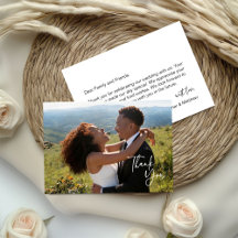 Elegantes Kalligrafie-Script-Foto-Hochzeit