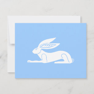 Elegantes Kaninchen ~ Ostern Feiertagskarte