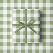 Elegantes Kariertes Muster im Grünen