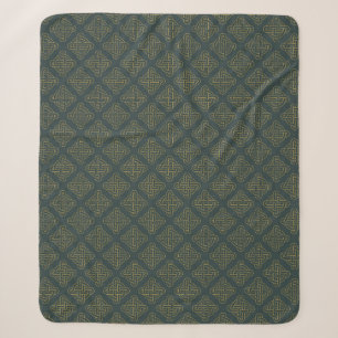 Elegantes keltisches Knoten-Muster Sherpadecke