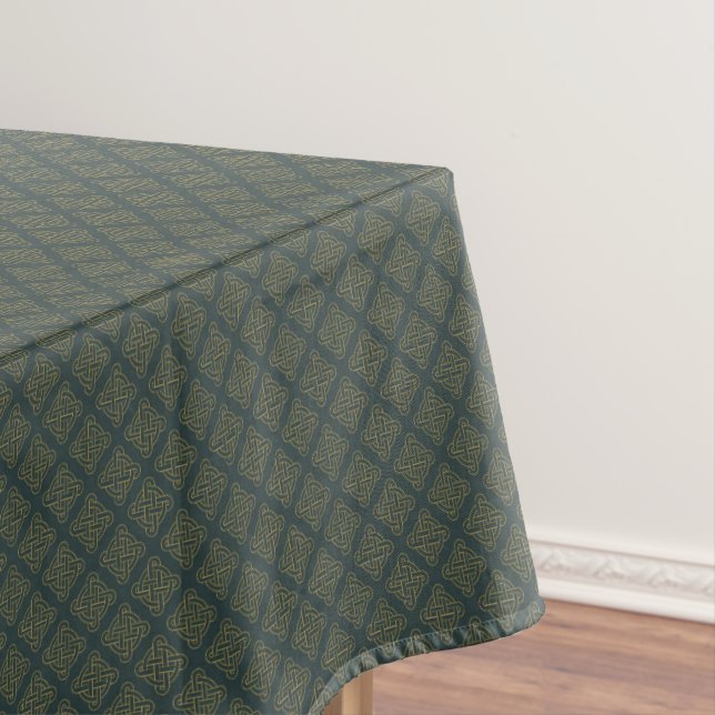 Elegantes keltisches Knoten-Muster Tischdecke (Beispiel)