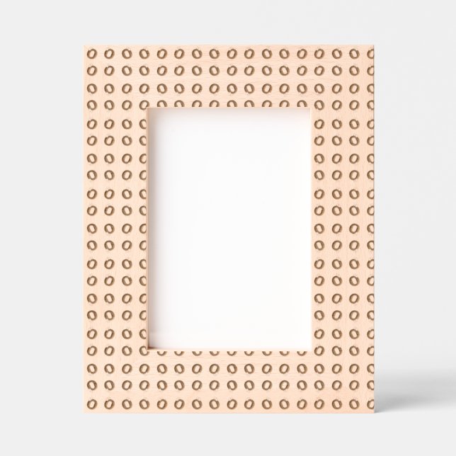 Elegantes Kids Monogram Geätzte Rahmen (Vorderseite)