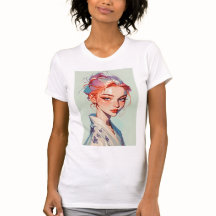 Elegantes Kimono-Mädchen-ästhetisches Anime-Porträ