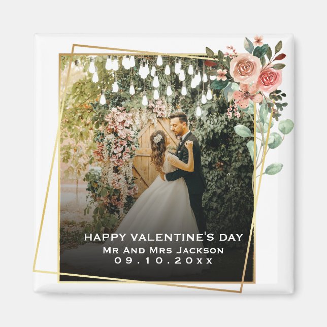 Elegantes, klassisches Foto - Anführungstext für e Magnet (Vorne)