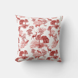 Elegantes klassisches französisches Toile Deer in  Kissen