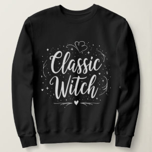 Elegantes klassisches Hexenkalligrafie-StilHallowe Sweatshirt