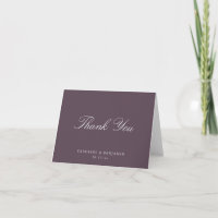 Elegantes klassisches Skript Hochzeit Dunkle Pflau