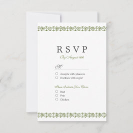 Elegantes klassisches UAWG RSVP Karte