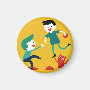 Elegantes Kleeblatt-Design für St. Patrick's Magnet