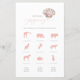 Elegantes Kleines Pearl Animal Pregnancy Game