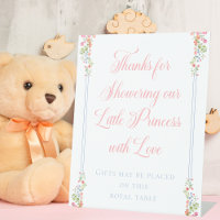 Elegantes kleines Princess Bear Baby Duschgeschenk