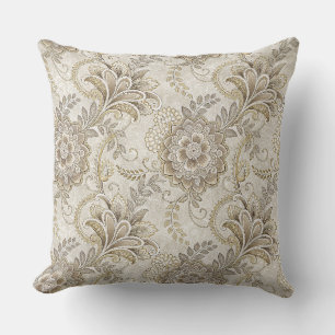 Elegantes königliches florales Paisley-Design-Must Kissen