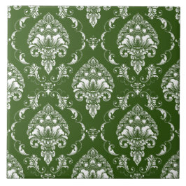 Elegantes Kontrast Klassik Viktorianisch grün Fliese