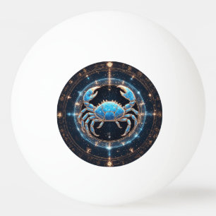 Elegantes Krebs-Sternzeichen Tischtennisball