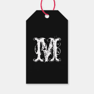 Elegantes kundenspezifisches Monogramm und Farbe Geschenkanhänger