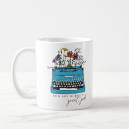 Elegantes Kunstwerk Motivierend Arbeit von der Zuh Kaffeetasse