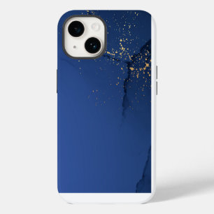 Elegantes Kupfer   Mädchenhaftes Roségold-Marmor  iPhone 14 Hülle