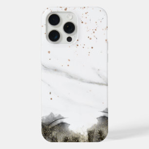 Elegantes Kupfer Mädchenhaftes Roségold-Marmor iPhone 15 Pro Max Hülle