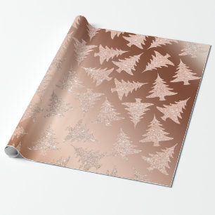 Elegantes kupfernes geschenkpapier