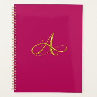 Elegantes kursives 'A' Planer-Cover Planer