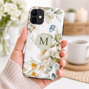 Elegantes ländliches Blumen-Double-Sided-Design Case-Mate iPhone Hülle